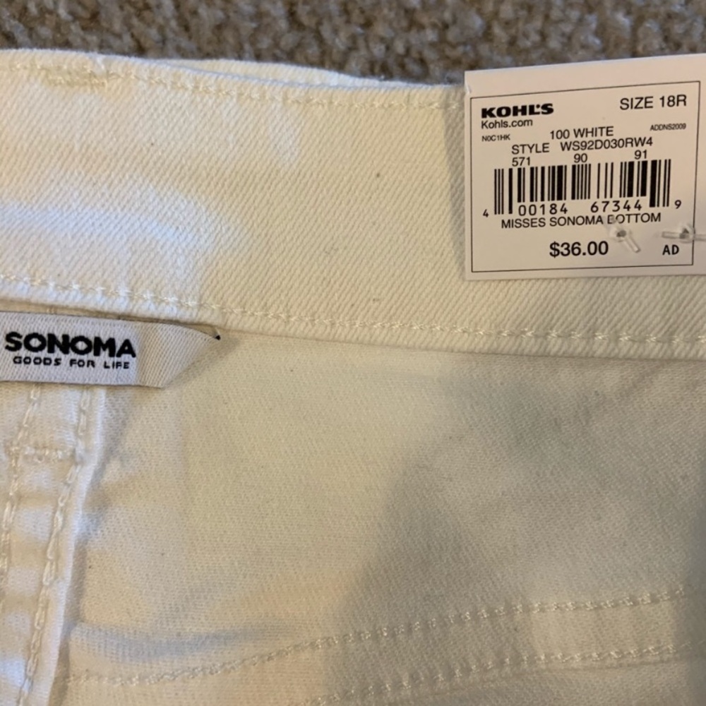 Sonoma white skirt SZ 16 & 18 - Picture 4 of 6